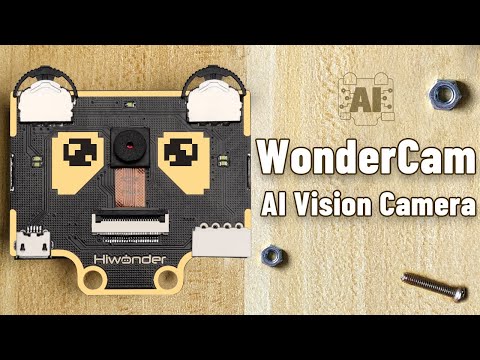 Load and play video in Gallery viewer, Hiwonder WonderCam AI Vision Camera Robot Vision Module

