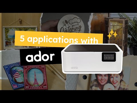 Load and play video in Gallery viewer, Ador - Color Printing Laser Cutter
