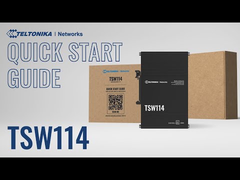 Load and play video in Gallery viewer, TSW114 - Gigabit Din Rail Ethernet Switch
