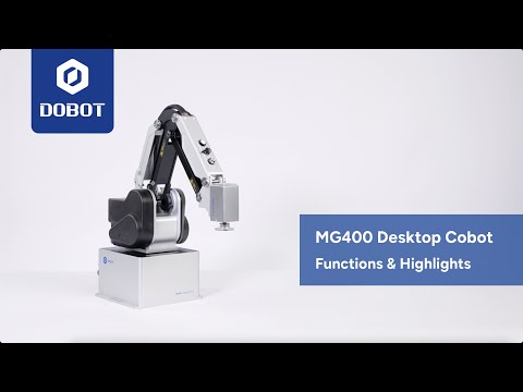 Load and play video in Gallery viewer, MG400 Desktop Collaborative Robot Arm – 4 Axis Industrial Cobot
