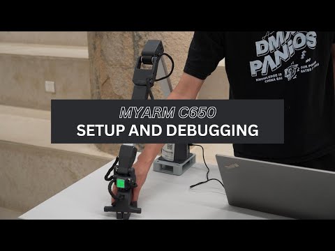 Load and play video in Gallery viewer, myArm C650: Universal 6 DOF Robot
