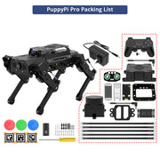 PuppyPi ROS Quadruped Robot with Raspberry Pi, Integrated with Large AI Model (ChatGPT)