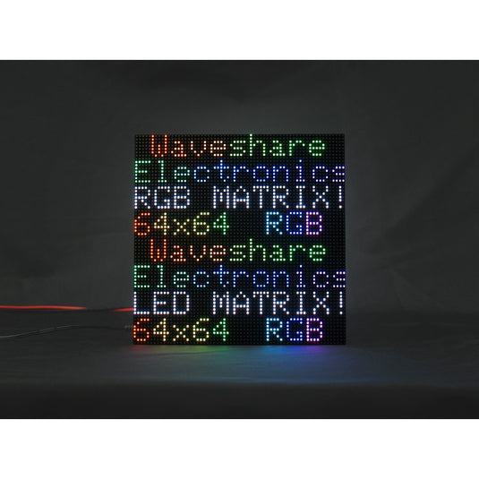 Flexible RGB full-color LED matrix 64x64 pixel panel - 3mm pitch