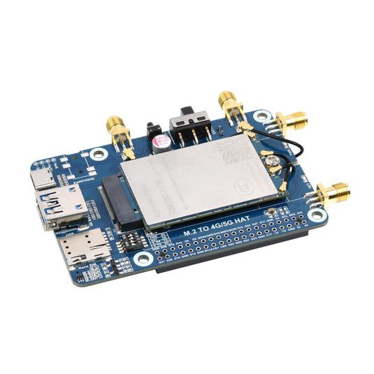 Quectel  RM500x / RM502x 5G HAT for Raspberry Pi HAT with Module and Case