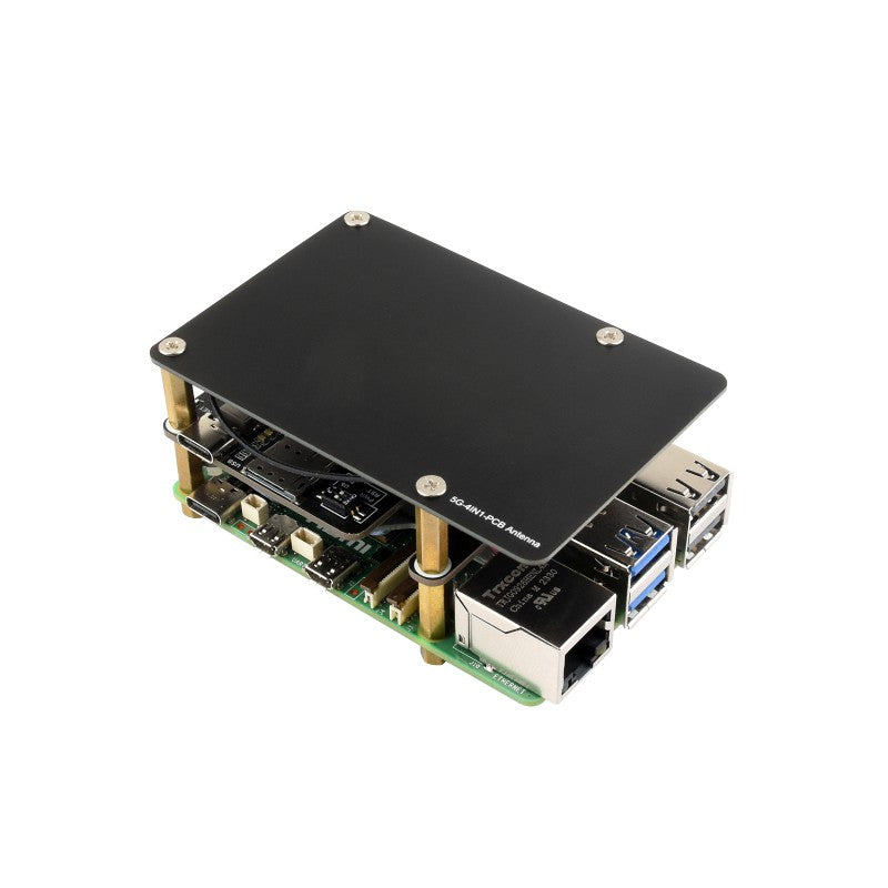 Load image into Gallery viewer, PCIe to 5G/4G/3G HAT designed for Raspberry Pi 5, Compatible with 3042/3052 packages SIMCom/Quectel 5G modules
