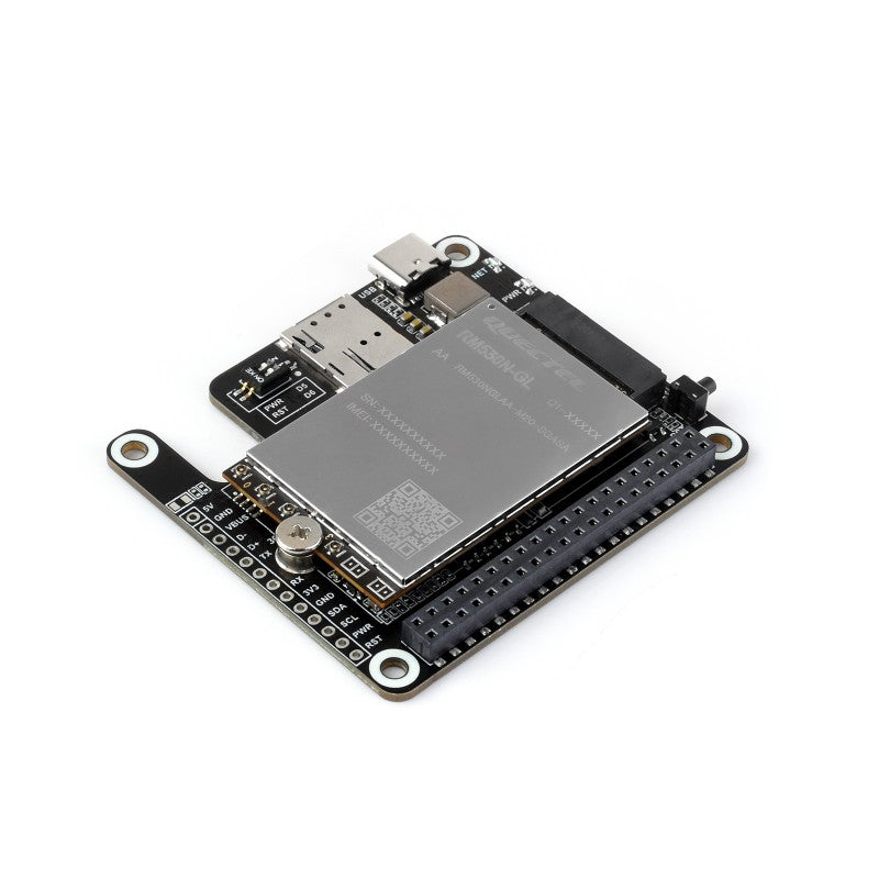 Load image into Gallery viewer, PCIe to 5G/4G/3G HAT designed for Raspberry Pi 5, Compatible with 3042/3052 packages SIMCom/Quectel 5G modules
