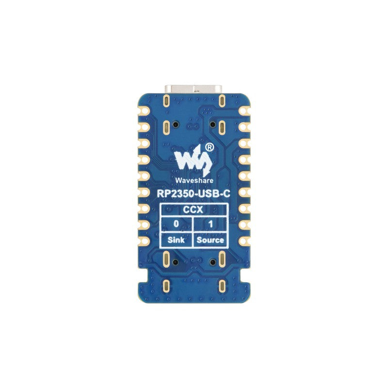 RP2350 USB-C Microcontroller Development Board with Raspberry Pi RP2350A