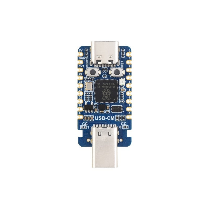 RP2350 USB-C Microcontroller Development Board with Raspberry Pi RP2350A