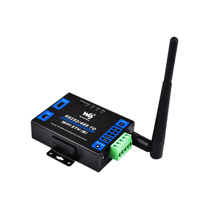 Industrial Grade Serial Server RS232/485 To WiFi and Ethernet, Modbus Gateway, MQTT Gateway