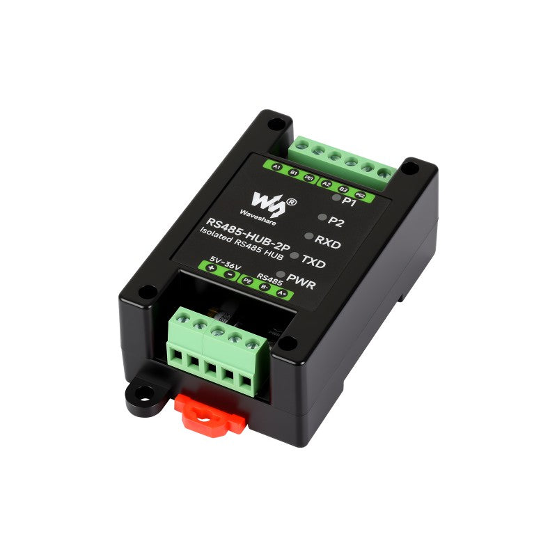 Load image into Gallery viewer, Industrial-grade Isolated 2-Ch RS485 Hub, Expands 2-ch RS485 Sub Ports Via 1-ch RS485 Master Port
