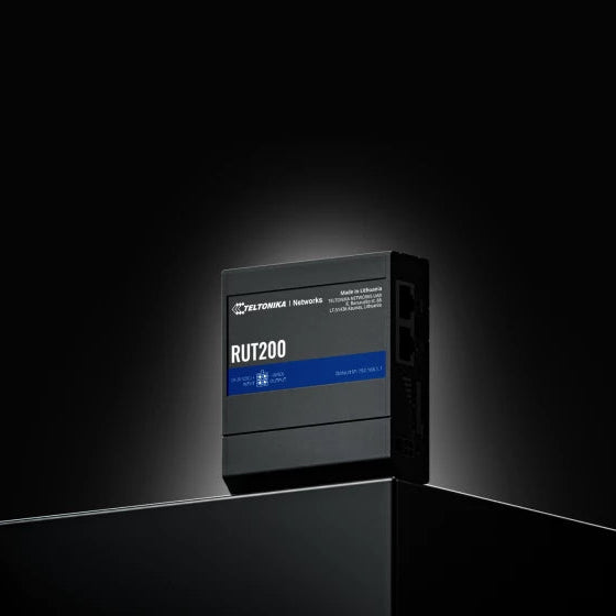 Think Code Rapid Router RUT200 Industrial Cellular Router by Teltonika Networks | 4G LTE Wi-Fi ...