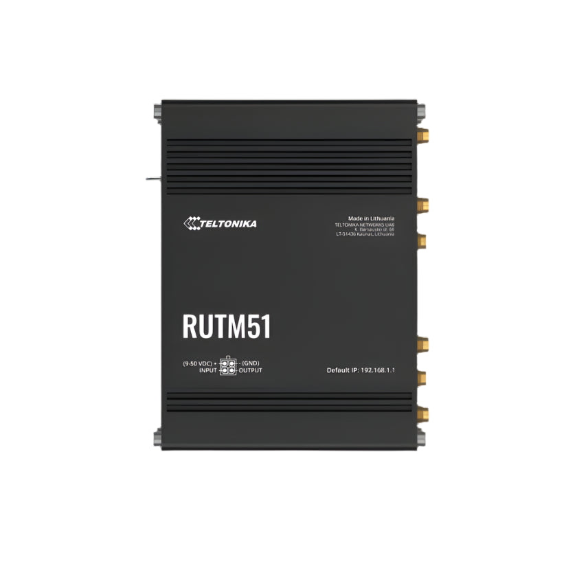 Think Code Rapid Router RUTM51 Industrial 5G Router - Dual SIM 5G with Five Gigabit Ethernet ...