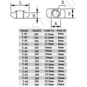 Hammer Drop-In T Nut (Pack of 10)