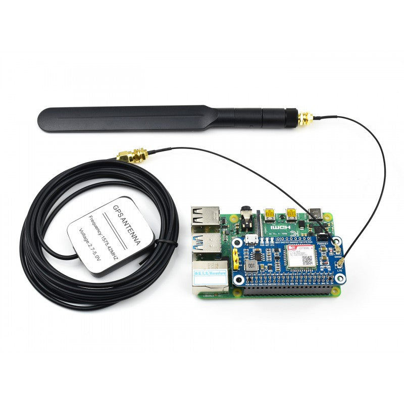 Load image into Gallery viewer, SIM7080G NB-IoT / Cat-M(eMTC) / GNSS HAT for Raspberry Pi
