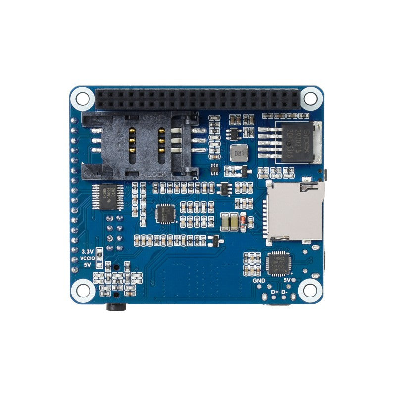 SIM7600E-H 4G HAT for Raspberry Pi, LTE Cat-4 4G / 3G / 2G, GNSS