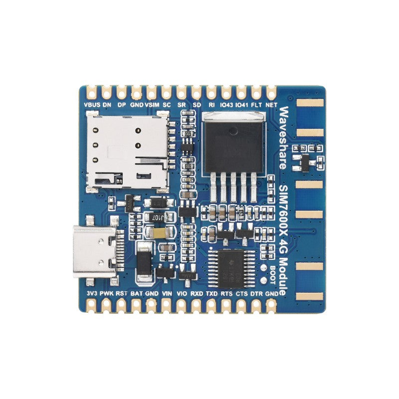SIM7600G-H 4G Communication Module, Multi-band Support, Compatible with 4G/3G/2G, With GNSS Positioning