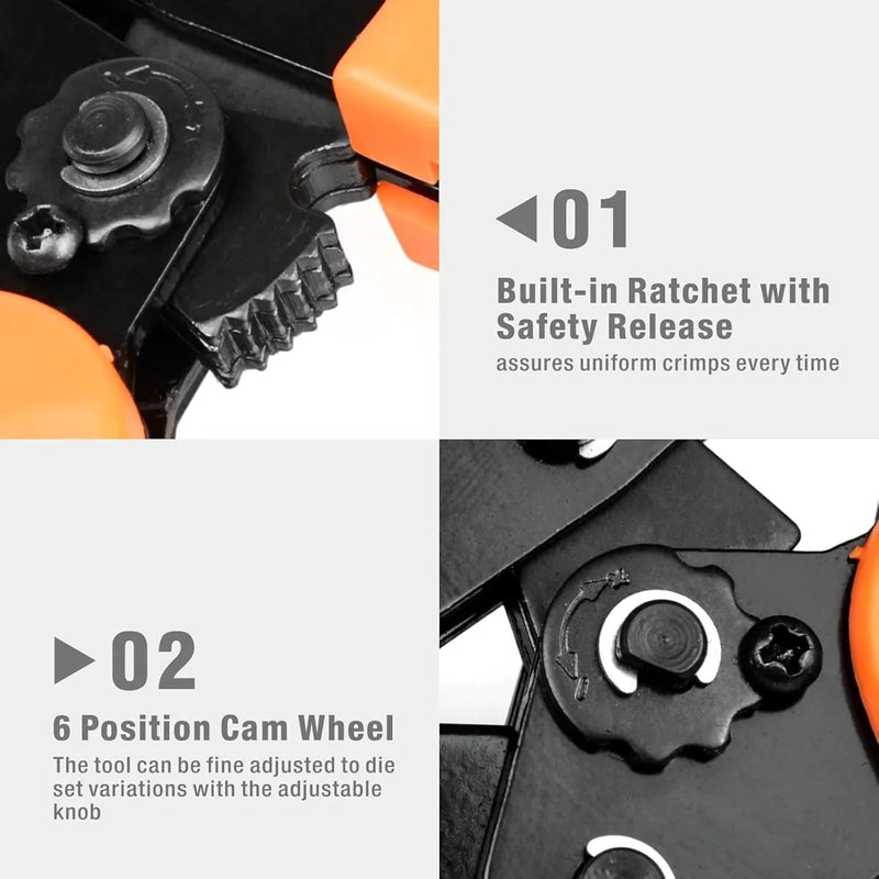 Load image into Gallery viewer, SN-48B Ratcheting Crimping Tool for Dupont, JST, and Open Barrel Terminals
