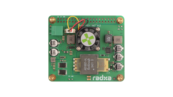Radxa 25W PoE+ HAT  for Radxa X4