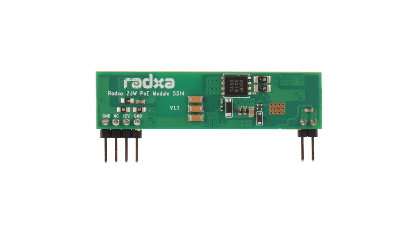 Radxa 25W PoE+ Module 5514 - Compatible for ROCK 5 ITX / ITX+