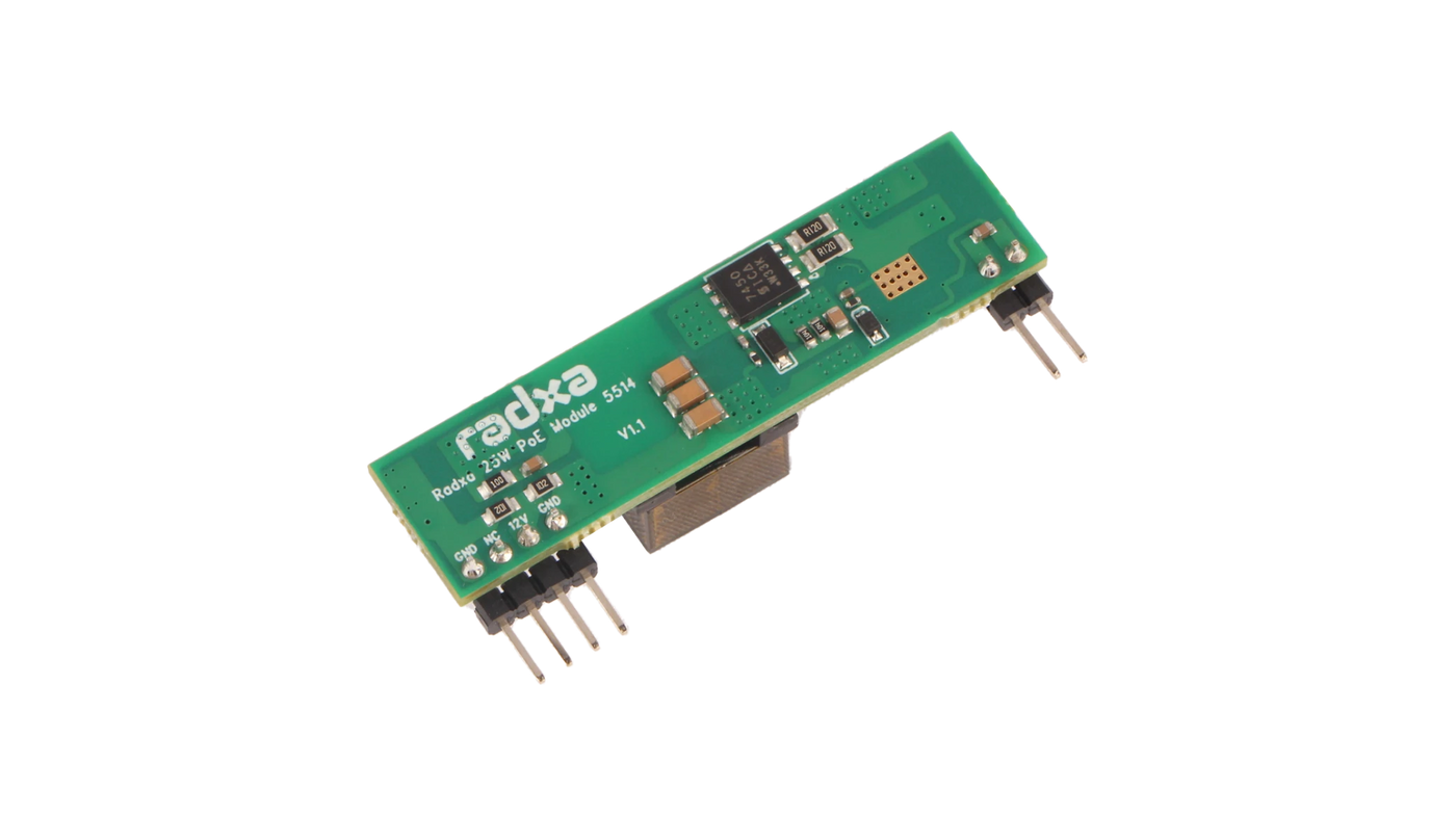 Radxa 25W PoE+ Module 5514 - Compatible for ROCK 5 ITX / ITX+