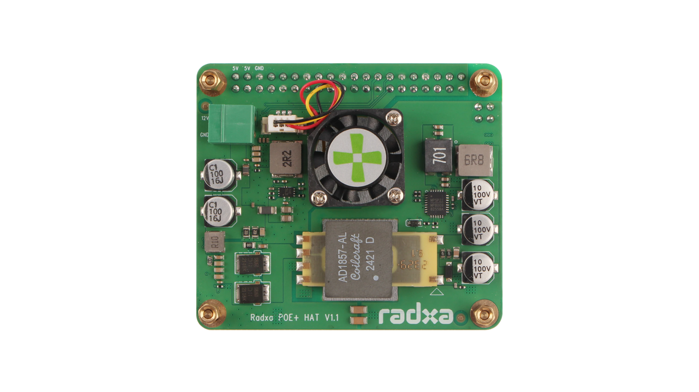 Radxa 25W PoE+ HAT