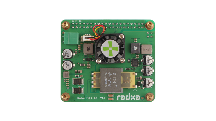 Radxa 25W PoE+ HAT
