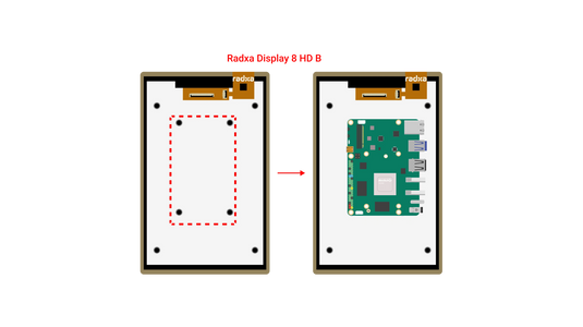 Radxa Display 8 HD - 8 inch All in One Touchscreen Module for Radxa ...