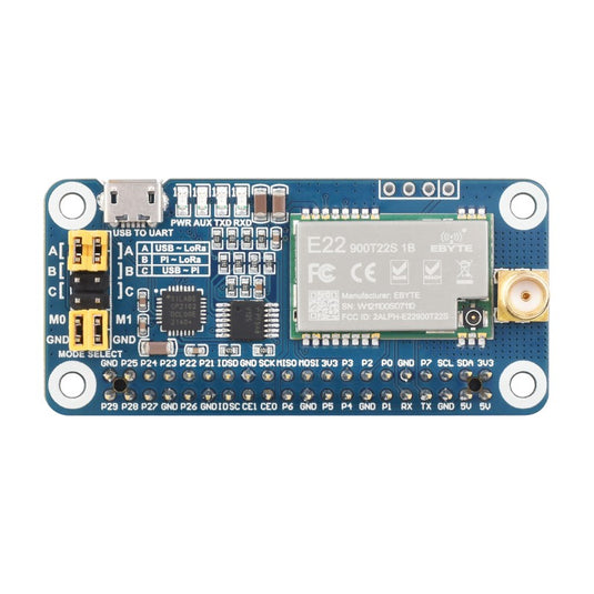 Waveshare SX1262 LoRa HAT for Raspberry Pi 868M