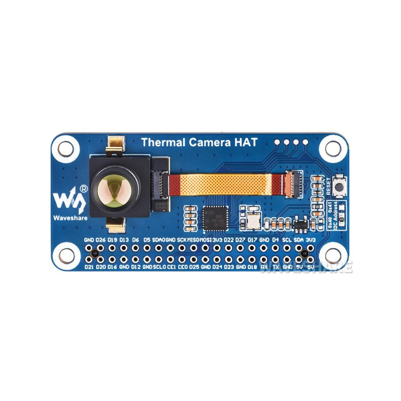 Long-wave IR Thermal Imaging Camera Module, 80×62 Pixels, 40Pin GPIO Header