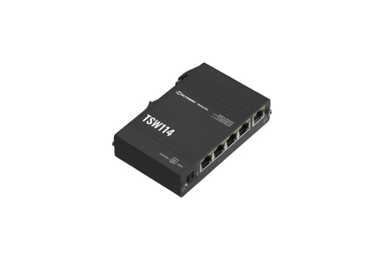 TSW114 - Gigabit Din Rail Ethernet Switch