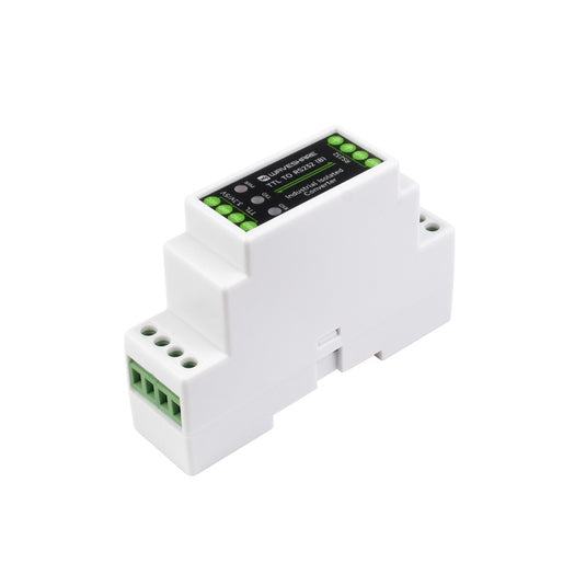 Rail-mount TTL To RS232 Galvanic isolated Converter