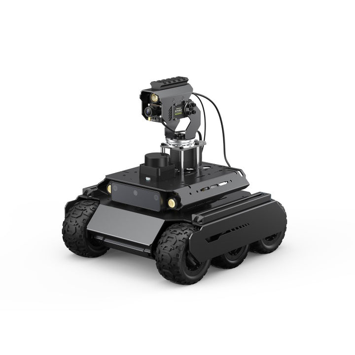 UGV Rover ROS 2 Open-source 6 Wheels 4WD AI Robot for Raspberry Pi