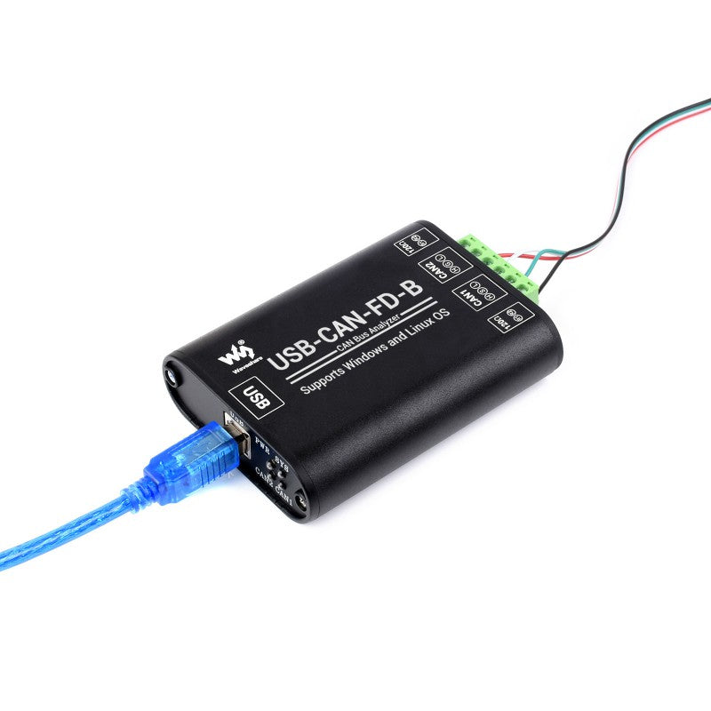 Industrial Grade CAN/CAN FD Bus Data Analyzer, USB To CAN FD Adapter - Windows & Linux