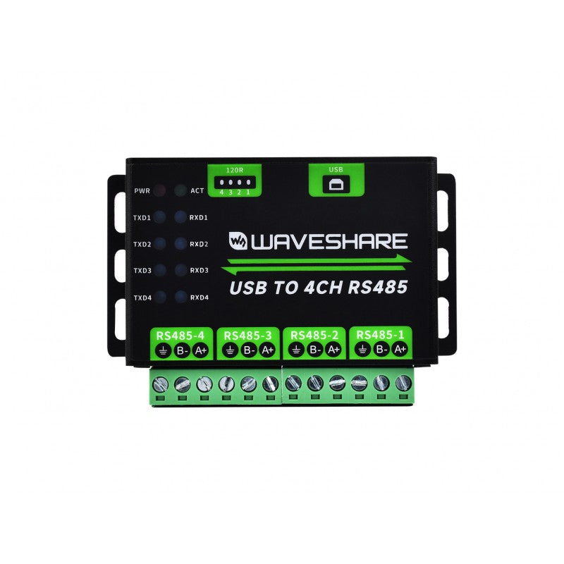 Industrial USB TO 4Ch RS485 Converter