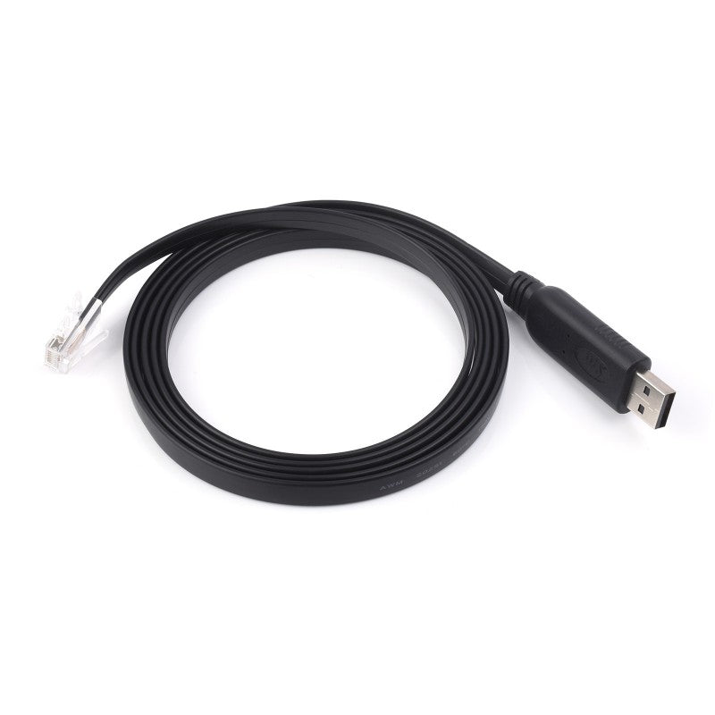 Industrial USB To RJ45 Console Cable, USB Type A to RJ45 Console Male Port, Original FT232RL Chip