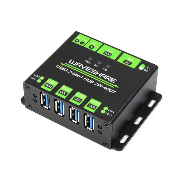 Industrial grade USB HUB, Extending 4x USB 3.2 Ports