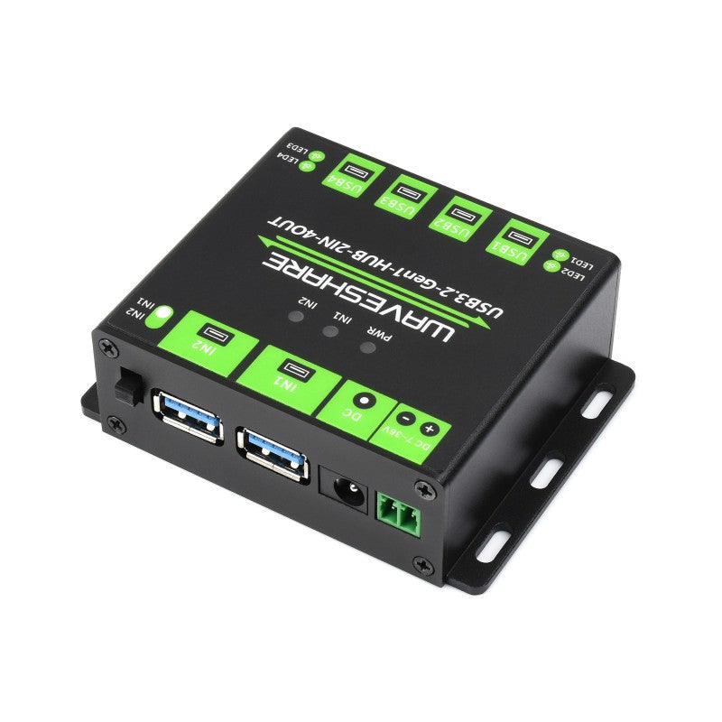 Load image into Gallery viewer, Industrial grade USB HUB, Extending 4x USB 3.2 Ports
