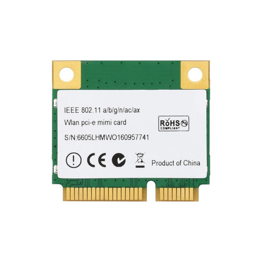 Wireless MINIPCIE AX200 NIC, Gigabit Dual-Band Wi-Fi 6