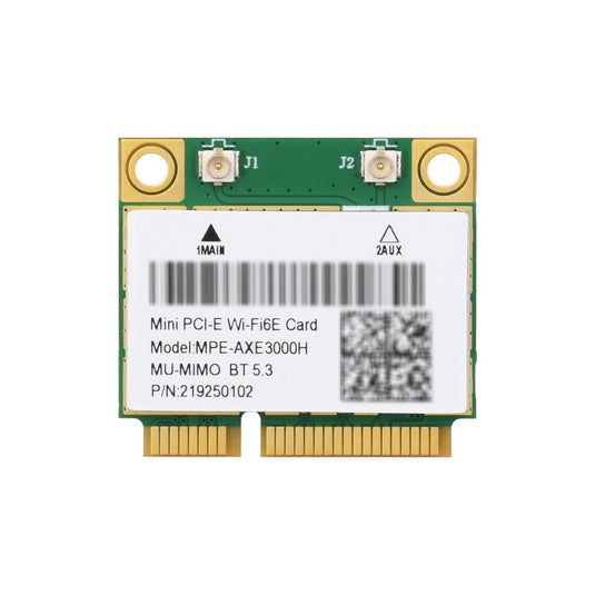 Wireless MINIPCIE AX210 NIC, Gigabit Tri-Band Wi-Fi 6E