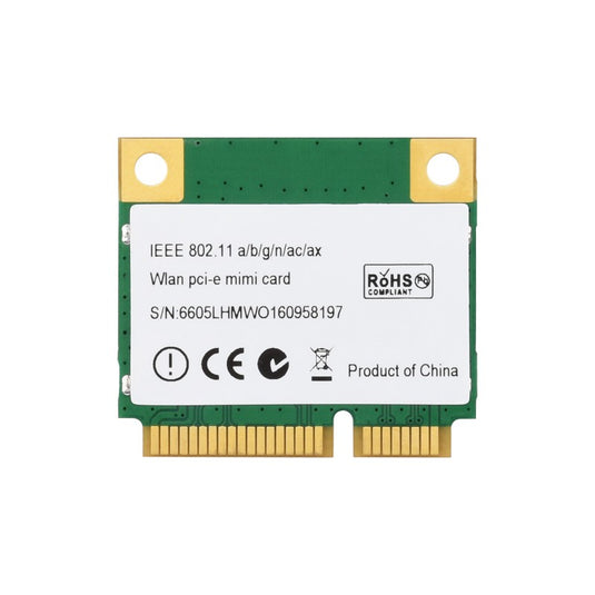 Wireless MINIPCIE AX210 NIC, Gigabit Tri-Band Wi-Fi 6E