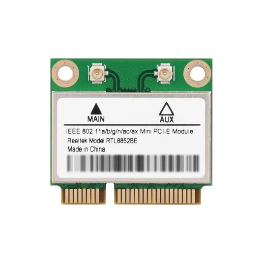 Wireless MINIPCIE RTL8852BE NIC, Gigabit Dual-Band Wi-Fi 6