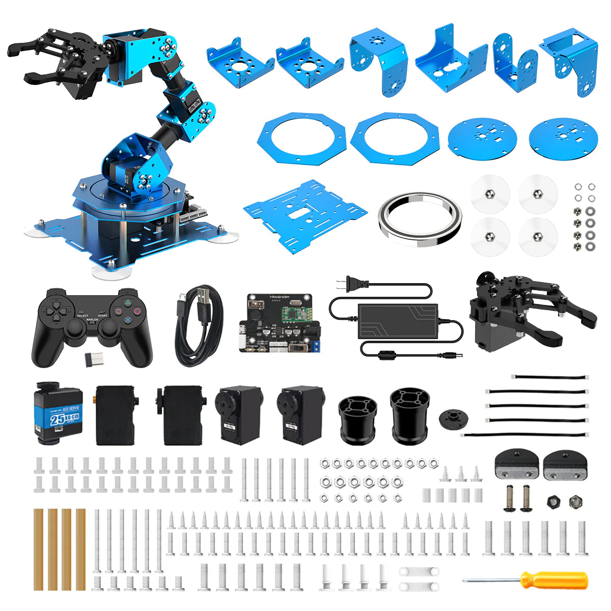 Bus Servo Robotic Arm For Programming