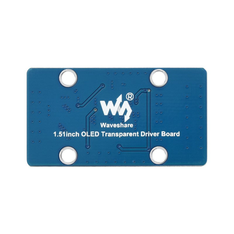 Waveshare 1.51 inch Transparent OLED 128×64 Resolution SPI or I2C Interfaces