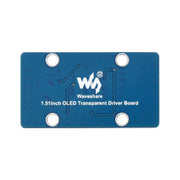 Waveshare 1.51 inch Transparent OLED 128×64 Resolution SPI or I2C Interfaces