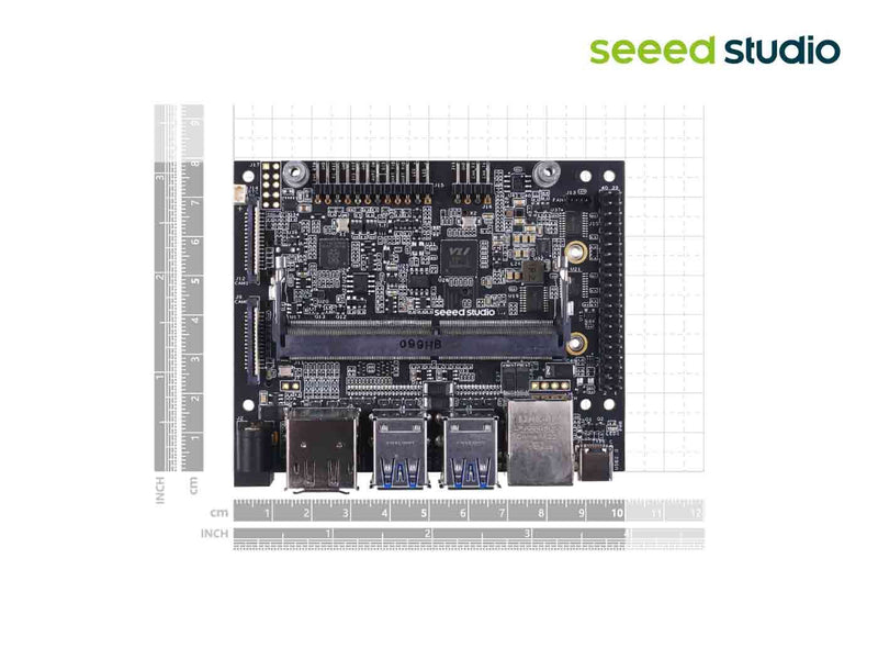 Load image into Gallery viewer, reComputer J202 - carrier Board for Jetson Nano and Xavier NX with 4 USB 3.1, M.2 Key
