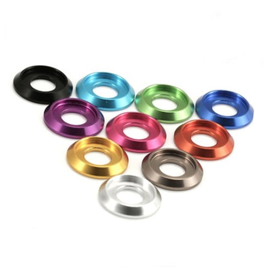 Anodised Aluminium Cup Head Washers (Pack of 10)