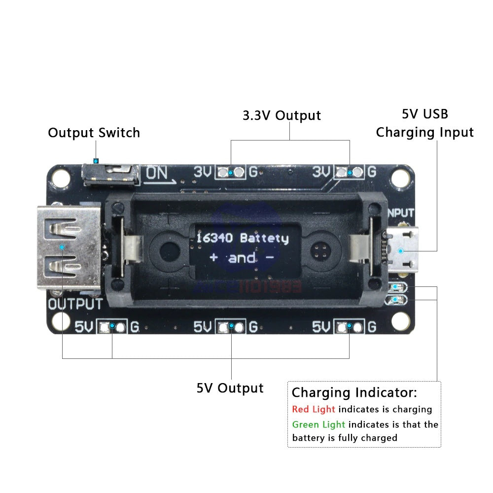  16340 Battery Shield