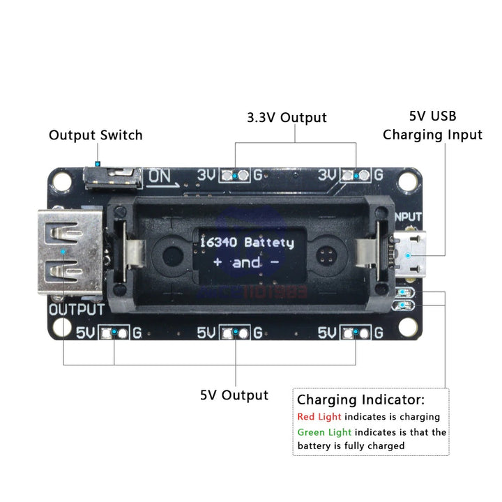  16340 Battery Shield