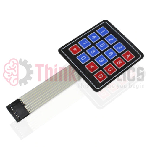 Load image into Gallery viewer, Membrane 4X4 Matrix Keypad + Extras
