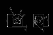  25mm Motor Mounting Bracket
